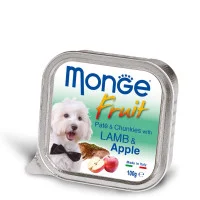 Паштет для собак Monge Dog FRUIT Ягня, Яблуко 100 г